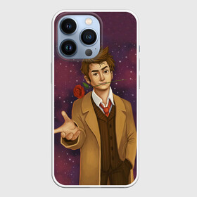 Чехол для iPhone 13 Pro с принтом 10 Доктор в Петрозаводске,  |  | doctor who | tardis | доктор кто | тардис