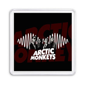 Магнит 55*55 с принтом Группа Arctic Monkeys в Петрозаводске, Пластик | Размер: 65*65 мм; Размер печати: 55*55 мм | алекс тёрнер | арктик | арктические мартышки | гаражный | группа | дж ейми кук | инди рок | манкис | музыка | мэтт хелдер | ник о мэлли | обезьяна | постпанк ривайвл | психоделический | рок