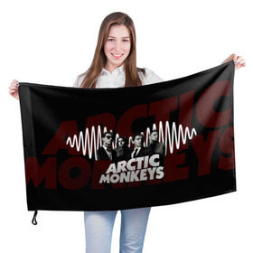 Флаг 3D с принтом Группа Arctic Monkeys в Петрозаводске, 100% полиэстер | плотность ткани — 95 г/м2, размер — 67 х 109 см. Принт наносится с одной стороны | алекс тёрнер | арктик | арктические мартышки | гаражный | группа | дж ейми кук | инди рок | манкис | музыка | мэтт хелдер | ник о мэлли | обезьяна | постпанк ривайвл | психоделический | рок