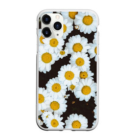 Чехол для iPhone 11 Pro матовый с принтом Аромашки в Петрозаводске, Силикон |  | белый | желтый | красивые | красота | мода | модные | природа | растения | ромашка | ромашки | текстура | тренды | цветы