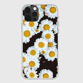 Чехол для iPhone 12 Pro Max с принтом Аромашки в Петрозаводске, Силикон |  | белый | желтый | красивые | красота | мода | модные | природа | растения | ромашка | ромашки | текстура | тренды | цветы