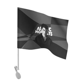 Флаг для автомобиля с принтом Солист Arctic Monkeys в Петрозаводске, 100% полиэстер | Размер: 30*21 см | arc | алекс тёрнер | арктик | арктические мартышки | гаражный | группа | джейми кук | инди рок | манкис | музыка | мэтт хелдер | ник о мэлли | обезьяна | постпанк ривайвл | психоделический | рок