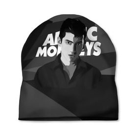 Шапка 3D с принтом Солист Arctic Monkeys в Петрозаводске, 100% полиэстер | универсальный размер, печать по всей поверхности изделия | arc | алекс тёрнер | арктик | арктические мартышки | гаражный | группа | джейми кук | инди рок | манкис | музыка | мэтт хелдер | ник о мэлли | обезьяна | постпанк ривайвл | психоделический | рок