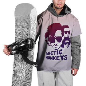 Накидка на куртку 3D с принтом Группа Arctic Monkeys в Петрозаводске, 100% полиэстер |  | 