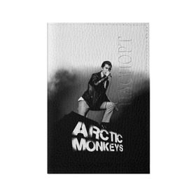 Обложка для паспорта матовая кожа с принтом Солист Arctic Monkeys в Петрозаводске, натуральная матовая кожа | размер 19,3 х 13,7 см; прозрачные пластиковые крепления | Тематика изображения на принте: алекс тёрнер | арктик | арктические мартышки | гаражный | группа | джейми кук | инди рок | манкис | музыка | мэтт хелдер | ник о мэлли | обезьяна | постпанк ривайвл | психоделический | рок