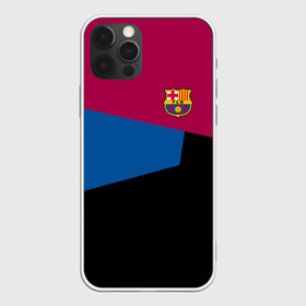 Чехол для iPhone 12 Pro Max с принтом FC Barcelona 2018 #5 в Петрозаводске, Силикон |  | fcb | барселона | геометрия | футбольный клуб