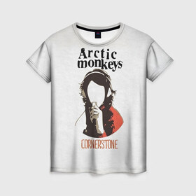 Женская футболка 3D с принтом Arctic Monkeys cornerstone в Петрозаводске, 100% полиэфир ( синтетическое хлопкоподобное полотно) | прямой крой, круглый вырез горловины, длина до линии бедер | алекс тёрнер | арктик | арктические мартышки | гаражный | группа | джейми кук | инди рок | манкис | музыка | мэтт хелдер | ник о мэлли | обезьяна | постпанк ривайвл | психоделический | рок