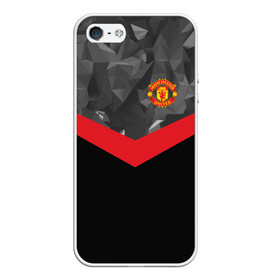 Чехол для iPhone 5/5S матовый с принтом Manchester United 2018 #14 в Петрозаводске, Силикон | Область печати: задняя сторона чехла, без боковых панелей | emirates | fc | manchester united | абстракция | геометрия | зож | клуб | линии | манчестер юнайтед | модные | мяч | россии | спорт | спортивные | стиль | тренды | футбол | футбольный клуб | экстрим | эмблема