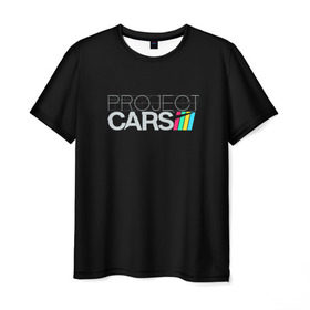 Мужская футболка 3D с принтом Project Cars в Петрозаводске, 100% полиэфир | прямой крой, круглый вырез горловины, длина до линии бедер | car | crew | dirt | forza | grid | nfs | project cars | race | гонки | машина | нфс