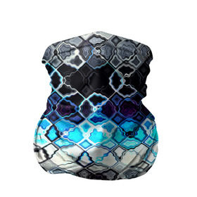 Бандана-труба 3D с принтом frost psychedelic в Петрозаводске, 100% полиэстер, ткань с особыми свойствами — Activecool | плотность 150‒180 г/м2; хорошо тянется, но сохраняет форму | Тематика изображения на принте: 