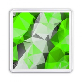 Магнит 55*55 с принтом Sport Abstract 2018 Green в Петрозаводске, Пластик | Размер: 65*65 мм; Размер печати: 55*55 мм | абстракция | геометрия | желтый | краски | линии | мода | модные | пирамиды | полосы | серый | тренды | треугольники | узоры | фигуры | цвет