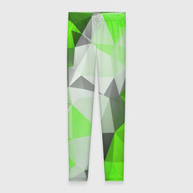 Леггинсы 3D с принтом Sport Abstract 2018 Green в Петрозаводске, 80% полиэстер, 20% эластан | Эластичный пояс, зауженные к низу, низкая посадка | абстракция | геометрия | желтый | краски | линии | мода | модные | пирамиды | полосы | серый | тренды | треугольники | узоры | фигуры | цвет