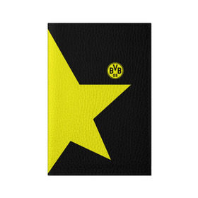 Обложка для паспорта матовая кожа с принтом FC Borussia Dortmund 2018 в Петрозаводске, натуральная матовая кожа | размер 19,3 х 13,7 см; прозрачные пластиковые крепления | боруссия | дортмунд