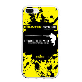 Чехол для iPhone 7Plus/8 Plus матовый с принтом Counter-Strike Go Mid в Петрозаводске, Силикон | Область печати: задняя сторона чехла, без боковых панелей | cs go | global offensive | контр страйк | шутер