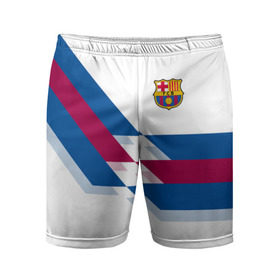 Мужские шорты 3D спортивные с принтом FC Barcelona #8 в Петрозаводске,  |  | fcb | барселона | геометрия | футбольный клуб