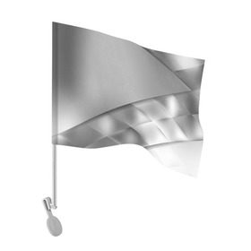 Флаг для автомобиля с принтом Grey rhombuses в Петрозаводске, 100% полиэстер | Размер: 30*21 см | Тематика изображения на принте: grey | абстракция | геометрия | ромб | текстура