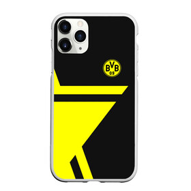 Чехол для iPhone 11 Pro Max матовый с принтом BORUSSIA в Петрозаводске, Силикон |  | borussia | fc | football | football club | sport | боруссия | спорт | спортивные | униформа | фирменные цвета | фк | футбол | футбольный клуб