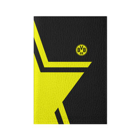 Обложка для паспорта матовая кожа с принтом FC Borussia Dortmund 2018 Star в Петрозаводске, натуральная матовая кожа | размер 19,3 х 13,7 см; прозрачные пластиковые крепления | borussia | fc | football | football club | sport | боруссия | спорт | спортивные | униформа | фирменные цвета | фк | футбол | футбольный клуб