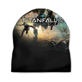 Шапка 3D с принтом Titanfall в Петрозаводске, 100% полиэстер | универсальный размер, печать по всей поверхности изделия | мех | мехи | пилот | пилоты | спектр | спектры | титан