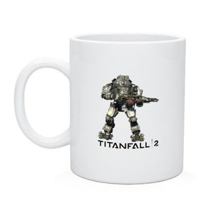 Кружка с принтом Titanfall в Петрозаводске, керамика | объем — 330 мл, диаметр — 80 мм. Принт наносится на бока кружки, можно сделать два разных изображения | 