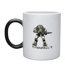 Кружка хамелеон с принтом Titanfall в Петрозаводске, керамика | меняет цвет при нагревании, емкость 330 мл | Тематика изображения на принте: 