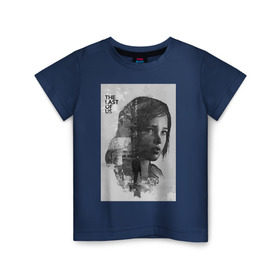 Детская футболка хлопок с принтом The Last of Us в Петрозаводске, 100% хлопок | круглый вырез горловины, полуприлегающий силуэт, длина до линии бедер | гриб | грибы | джоэл | кордицепс | элли