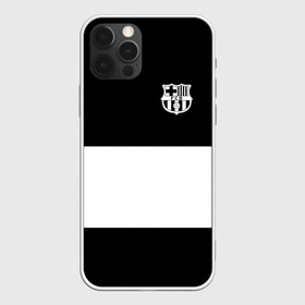 Чехол для iPhone 12 Pro с принтом FC Barcelona Black Collection в Петрозаводске, силикон | область печати: задняя сторона чехла, без боковых панелей | black collection | fc | fc barcelona | fcb | fly emirates | ronaldo | барселона | зож | клуб | линии | месси | модные | мяч | реал мадрид | спорт | спортивные | тренды | футбол | футбольный клуб | эмблема