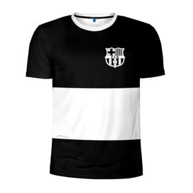 Мужская футболка 3D спортивная с принтом FC Barcelona Black Collection в Петрозаводске, 100% полиэстер с улучшенными характеристиками | приталенный силуэт, круглая горловина, широкие плечи, сужается к линии бедра | Тематика изображения на принте: black collection | fc | fc barcelona | fcb | fly emirates | ronaldo | барселона | зож | клуб | линии | месси | модные | мяч | реал мадрид | спорт | спортивные | тренды | футбол | футбольный клуб | эмблема