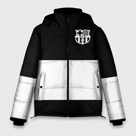 Мужская зимняя куртка 3D с принтом FC Barcelona Black Collection в Петрозаводске, верх — 100% полиэстер; подкладка — 100% полиэстер; утеплитель — 100% полиэстер | длина ниже бедра, свободный силуэт Оверсайз. Есть воротник-стойка, отстегивающийся капюшон и ветрозащитная планка. 

Боковые карманы с листочкой на кнопках и внутренний карман на молнии. | Тематика изображения на принте: black collection | fc | fc barcelona | fcb | fly emirates | ronaldo | барселона | зож | клуб | линии | месси | модные | мяч | реал мадрид | спорт | спортивные | тренды | футбол | футбольный клуб | эмблема