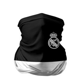 Бандана-труба 3D с принтом Real Madrid Black Collection в Петрозаводске, 100% полиэстер, ткань с особыми свойствами — Activecool | плотность 150‒180 г/м2; хорошо тянется, но сохраняет форму | emirates | fc | real madrid | клуб | мяч | реал мадрид