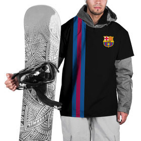 Накидка на куртку 3D с принтом FC Barcelona Line Collection в Петрозаводске, 100% полиэстер |  | Тематика изображения на принте: fc | барселона | эмблема
