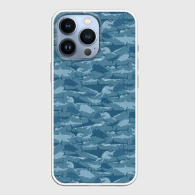 Чехол для iPhone 13 Pro с принтом Акулы в Петрозаводске,  |  | shark | акула | акулы | вода | море | океан | рыба | хищник