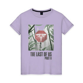 Женская футболка хлопок с принтом The Last of Us в Петрозаводске, 100% хлопок | прямой крой, круглый вырез горловины, длина до линии бедер, слегка спущенное плечо | Тематика изображения на принте: гриб | грибы | джоэл | кордицепс | элли