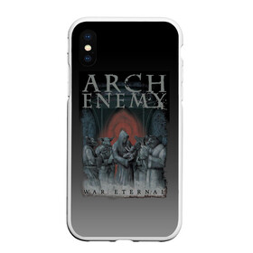 Чехол для iPhone XS Max матовый с принтом Arch Enemy в Петрозаводске, Силикон | Область печати: задняя сторона чехла, без боковых панелей | alissa white gluz | arch enemy | алисса уайт глаз | арч энеми