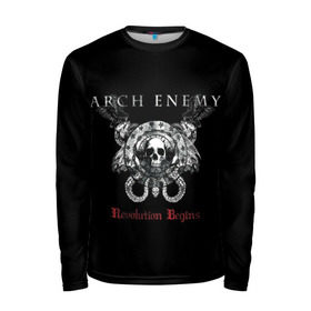 Мужской лонгслив 3D с принтом Arch Enemy в Петрозаводске, 100% полиэстер | длинные рукава, круглый вырез горловины, полуприлегающий силуэт | alissa white gluz | arch enemy | алисса уайт глаз | арч энеми