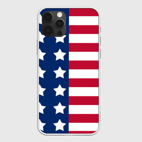 Чехол для iPhone 12 Pro Max с принтом USA FLAG АМЕРИКАНСКИЙ ФЛАГ в Петрозаводске, Силикон |  | star | usa | америка | белый | звезды | красный | линии | полосы | популярные | синий | сша | триколор | туристические | флаг | цвет | штаты