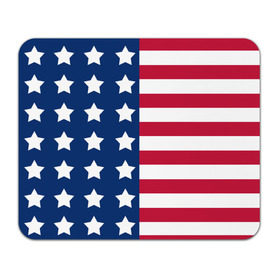 Коврик прямоугольный с принтом USA Flag в Петрозаводске, натуральный каучук | размер 230 х 185 мм; запечатка лицевой стороны | star | usa | америка | белый | звезды | красный | линии | полосы | популярные | синий | сша | триколор | туристические | флаг | цвет | штаты
