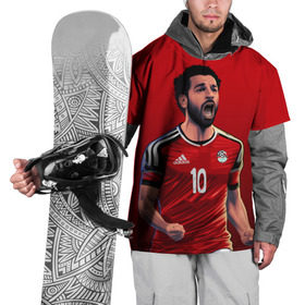 Накидка на куртку 3D с принтом Мохамед Салах в Петрозаводске, 100% полиэстер |  | mohamed salah ghaly | ливерпуль | мохаммед салах хамед гали | сборная египта | спорт | футбол