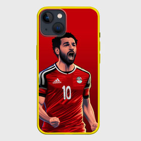 Чехол для iPhone 13 с принтом Мохамед Салах в Петрозаводске,  |  | mohamed salah ghaly | ливерпуль | мохаммед салах хамед гали | сборная египта | спорт | футбол