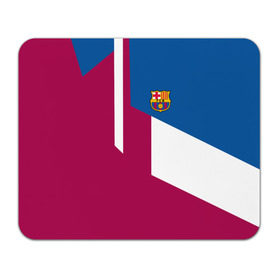 Коврик прямоугольный с принтом FC Barcelona 2018 в Петрозаводске, натуральный каучук | размер 230 х 185 мм; запечатка лицевой стороны | fc | барселона | эмблема