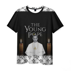 Мужская футболка 3D с принтом Молодой Папа | The Young Pope в Петрозаводске, 100% полиэфир | прямой крой, круглый вырез горловины, длина до линии бедер | Тематика изображения на принте: the young pope | молодой папа