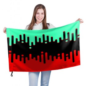 Флаг 3D с принтом Городская абстракция в Петрозаводске, 100% полиэстер | плотность ткани — 95 г/м2, размер — 67 х 109 см. Принт наносится с одной стороны | 