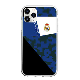 Чехол для iPhone 11 Pro Max матовый с принтом Real Madrid 2018 Sport Version в Петрозаводске, Силикон |  | emirates | fc | real madrid | клуб | мяч | реал мадрид