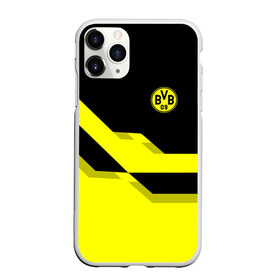 Чехол для iPhone 11 Pro матовый с принтом FC Borussia Dortmund 2018 в Петрозаводске, Силикон |  | боруссия | дортмунд