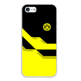 Чехол для iPhone 5/5S матовый с принтом FC Borussia Dortmund 2018 в Петрозаводске, Силикон | Область печати: задняя сторона чехла, без боковых панелей | боруссия | дортмунд