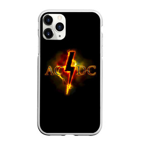 Чехол для iPhone 11 Pro матовый с принтом AC DC огонь в Петрозаводске, Силикон |  | Тематика изображения на принте: ac dc | acdc | ангус янг | блюз рок | крис слэйд | надпись | рок группа | рок н ролл | стиви янг | хард рок | эксл роуз