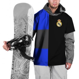 Накидка на куртку 3D с принтом Real Madrid 2018 Black Version в Петрозаводске, 100% полиэстер |  | Тематика изображения на принте: emirates | fc | real madrid | клуб | мяч | реал мадрид