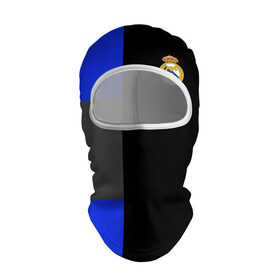 Балаклава 3D с принтом Real Madrid 2018 Black Version в Петрозаводске, 100% полиэстер, ткань с особыми свойствами — Activecool | плотность 150–180 г/м2; хорошо тянется, но при этом сохраняет форму. Закрывает шею, вокруг отверстия для глаз кайма. Единый размер | emirates | fc | real madrid | клуб | мяч | реал мадрид