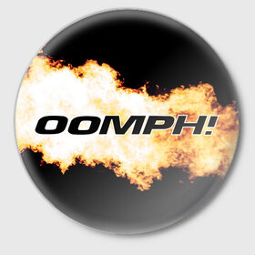 Значок с принтом OOMPH! 10 в Петрозаводске,  металл | круглая форма, металлическая застежка в виде булавки | 