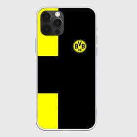 Чехол для iPhone 12 Pro Max с принтом FC Borussia Dortmund Black в Петрозаводске, Силикон |  | боруссия | дортмунд